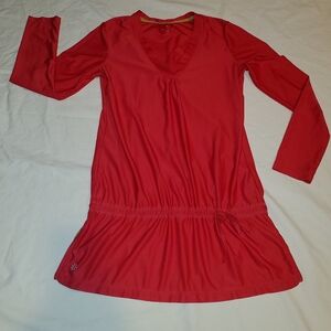 Athleta Long Sleeve Workout Top Drawstring Waist